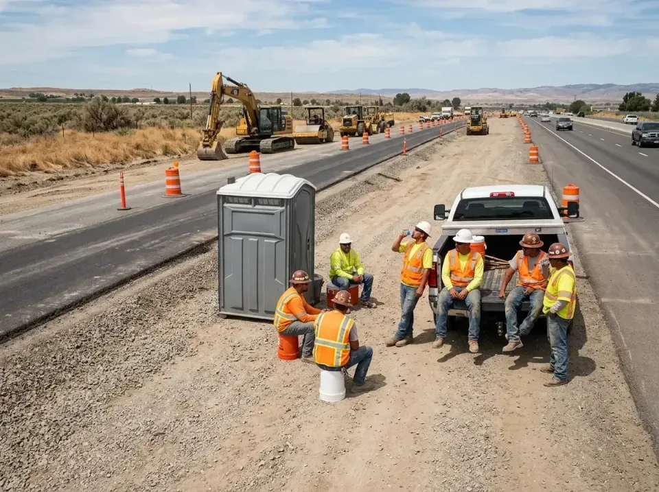 highway-road-construction-crew-007 — frequently asked questions, Porta Potty and Restroom Rentals in Sawgrass, FL